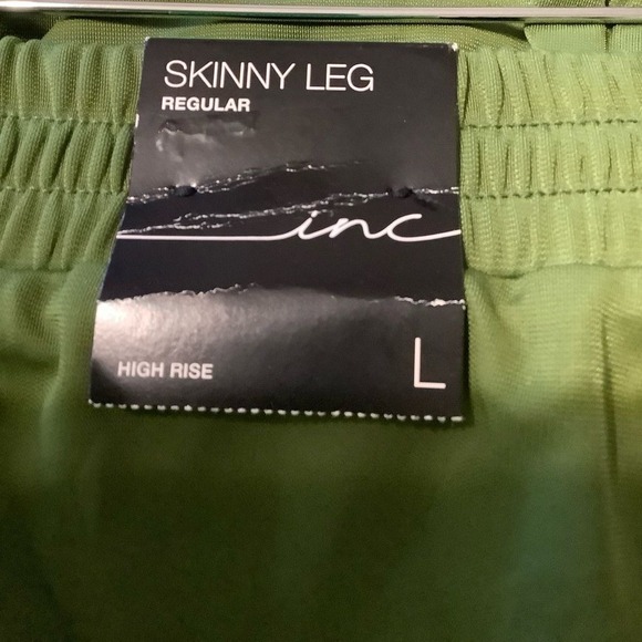 INC Green capri pants size L - Picture 8 of 8